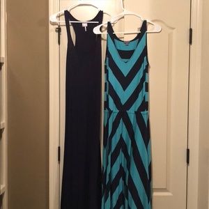 Two maxi dresses, cotton and comfy!